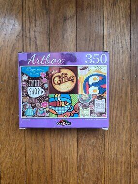 NEW 350 Piece Jigsaw Puzzle-Coffee Shop